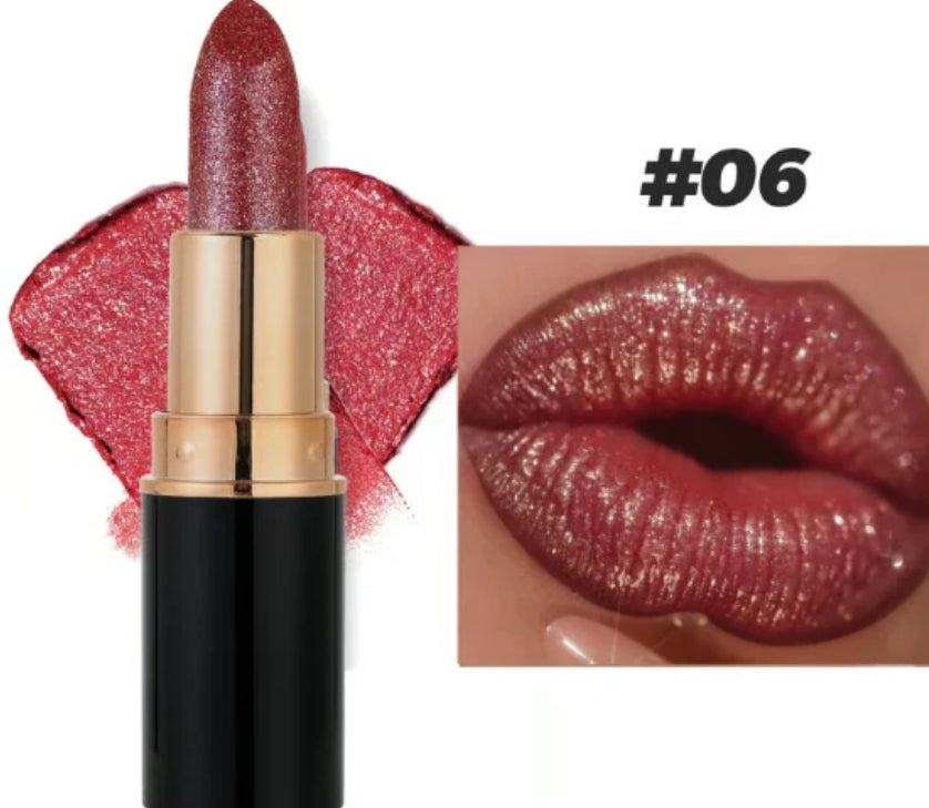 Diamond Lip Gloss Glitter Lipstick Waterproof