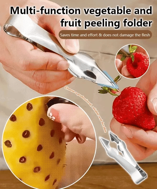 Multi-functional Fruit and Vegetable Stem Remover Clip