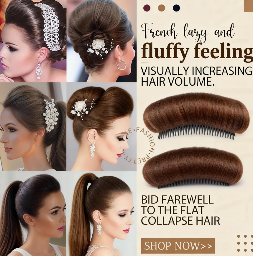 Wig hair fluffy pad hair clip