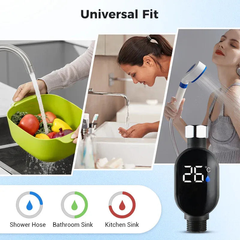 🔥Last day special, 50% off🔥 🌡️Shower Thermometer - Instant Digital Display, Waterproof & Easy Install for Safe Bathing📦