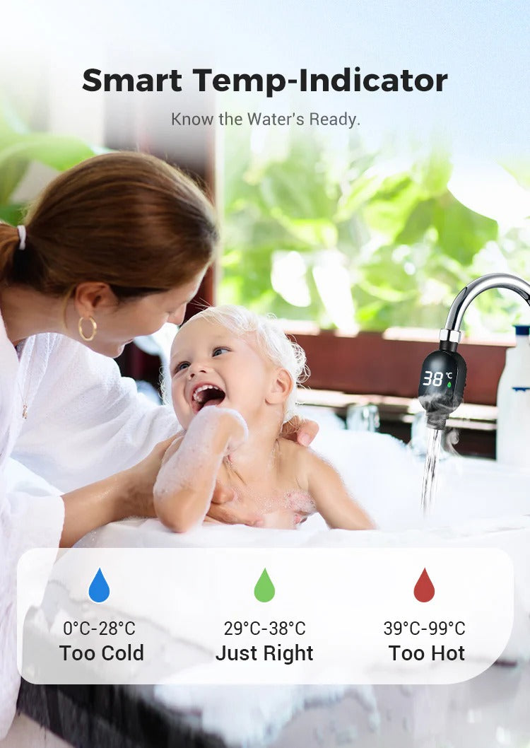 🔥Last day special, 50% off🔥 🌡️Shower Thermometer - Instant Digital Display, Waterproof & Easy Install for Safe Bathing📦