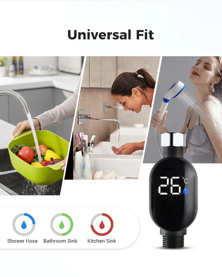 🔥Last day special, 50% off🔥 🌡️Shower Thermometer - Instant Digital Display, Waterproof & Easy Install for Safe Bathing📦
